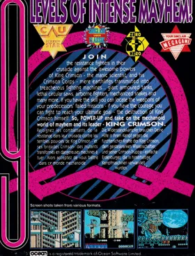 Midnight Resistance (UK) (1990) (Trainer) box cover back